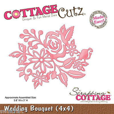 Cottage Cutz Die - Wedding Bouquet - CC4x4-503