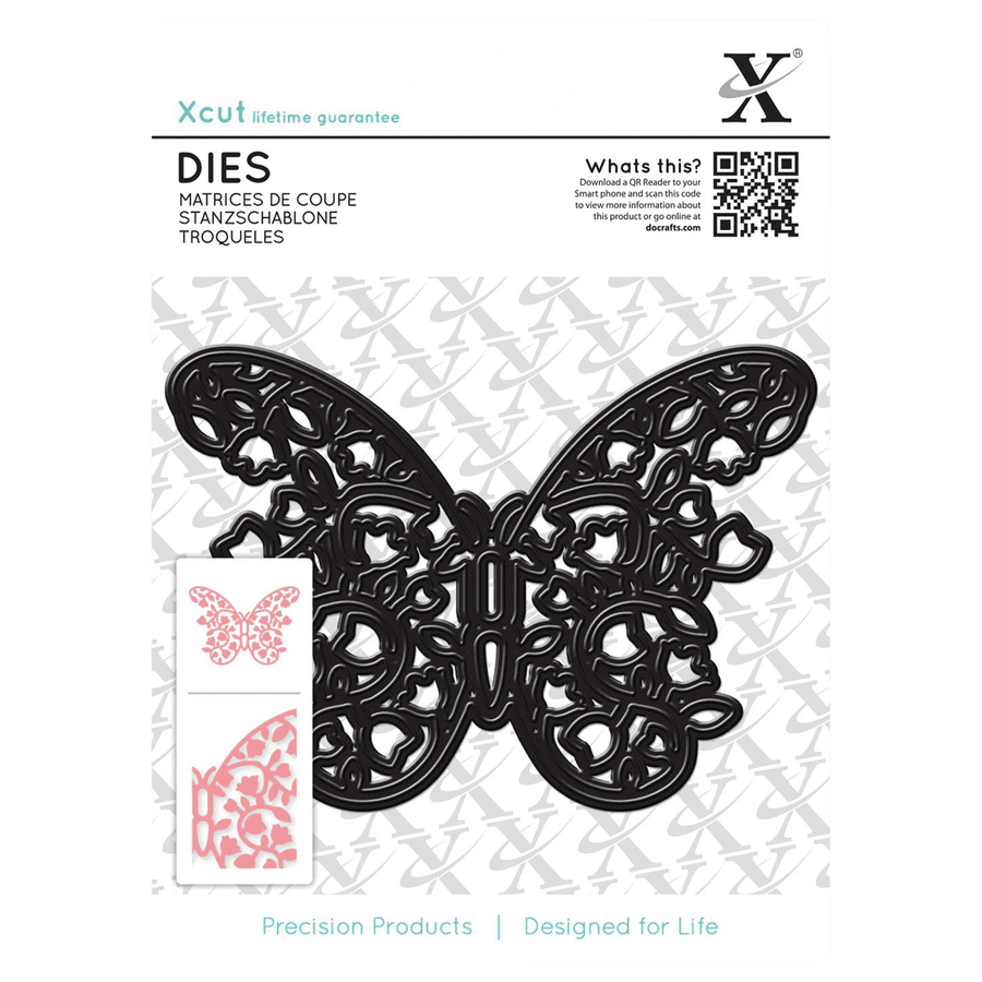 X-Cut Dies: Floral Filigree Butterfly (XCU 503218)