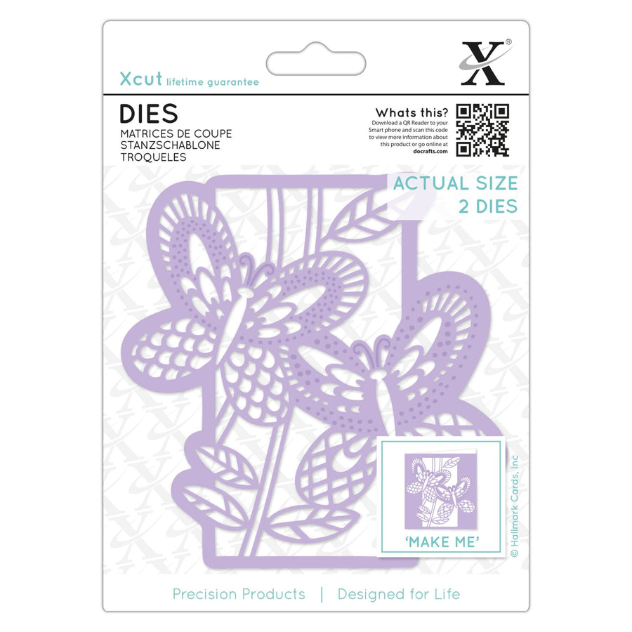 X-Cut Dies - Butterfly Panel - XCU 503127