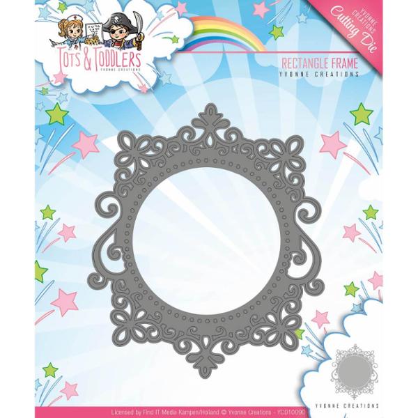 Yvonne Creations - Tots And Toddlers - Rectangle Frame Die - YCD10090